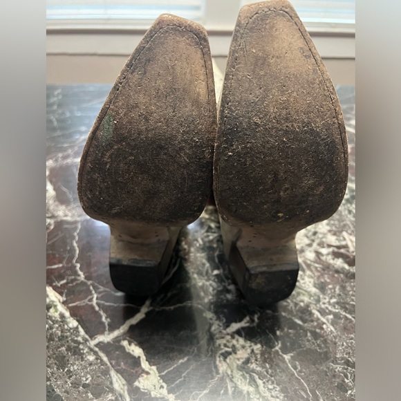 JB Dillion White with Sparkle Inlay Snip Toe Boot. - Picture 4 of 9